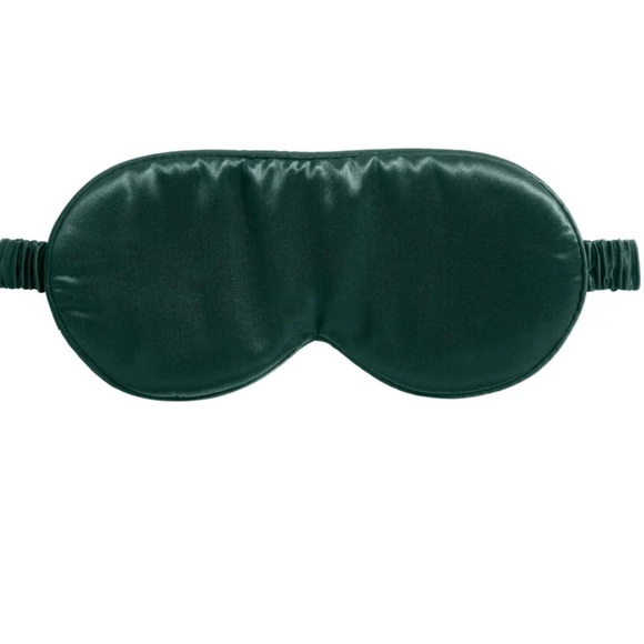 NWT Blissy Sleep Mask Silk in Emerald Green With Gift Box and Bag - Picture 4 of 6